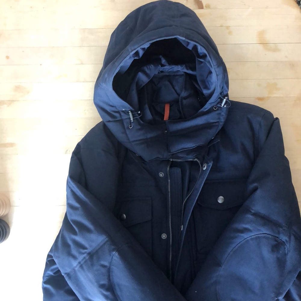 Dockers NWOT navy blue men’s winter jacket size L